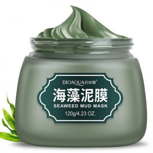 صورت جلبک دریایی سبز بیوآکوا bioaqua seaweed mineral mud facial mask